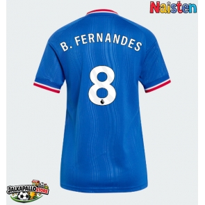 Manchester United Bruno Fernandes #8 Vieraspaita Naisten 2026-27 Lyhythihainen